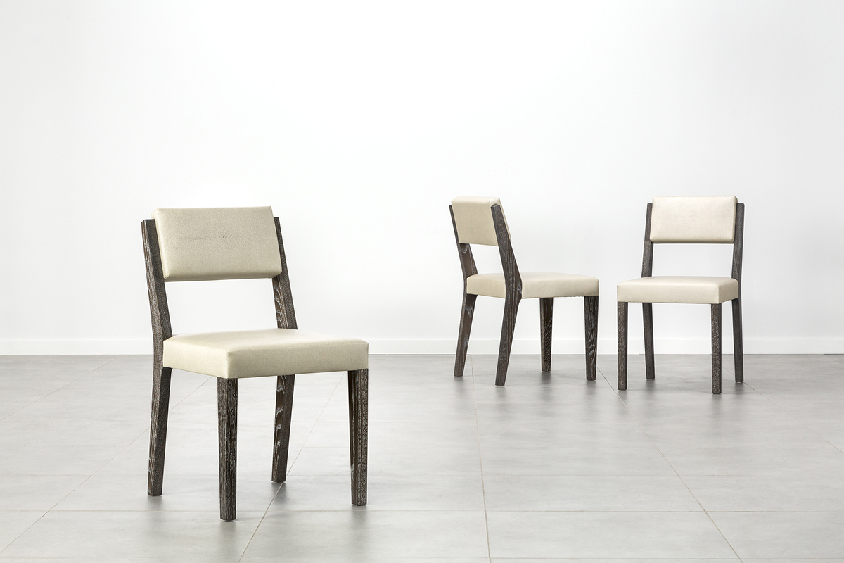 Dash chairs group -faux shagreen-120-xxx